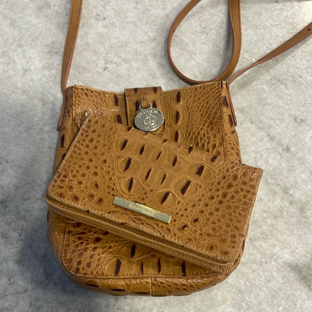 Brahmin Marley crossbody and wallet set